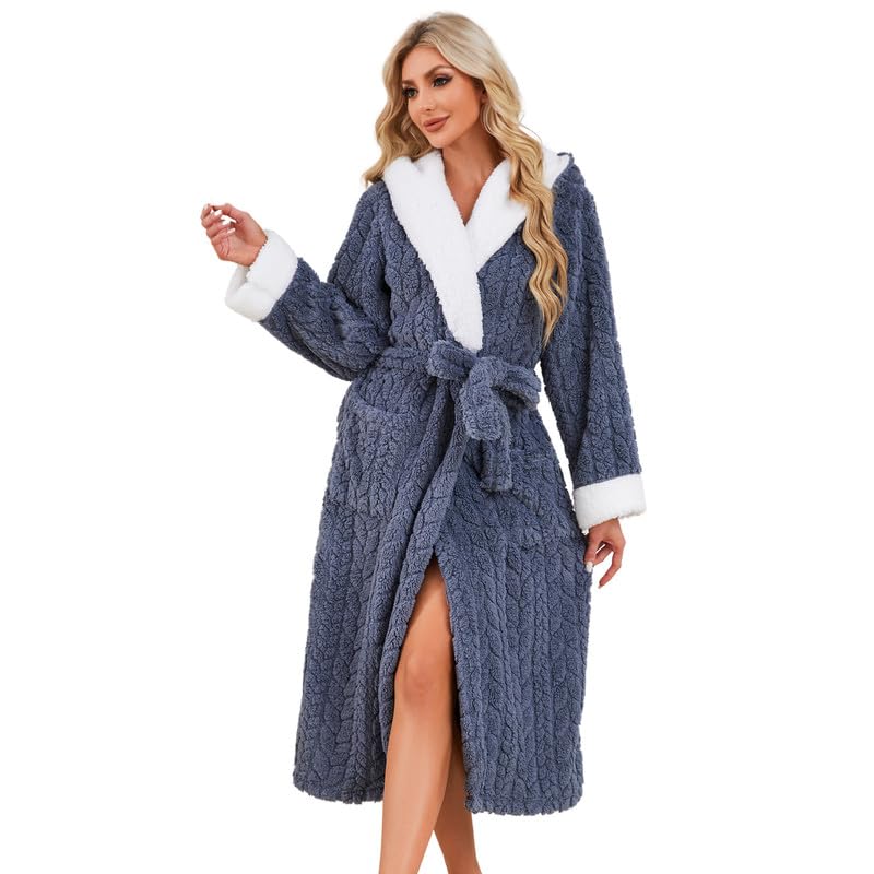 LYCY Plush Hooded Robe