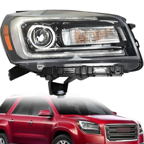 labwork Headlight Assembly Replacement for Acadia 2013-2016 Headlamp Halogen Passenger Side GM2503376 23358995