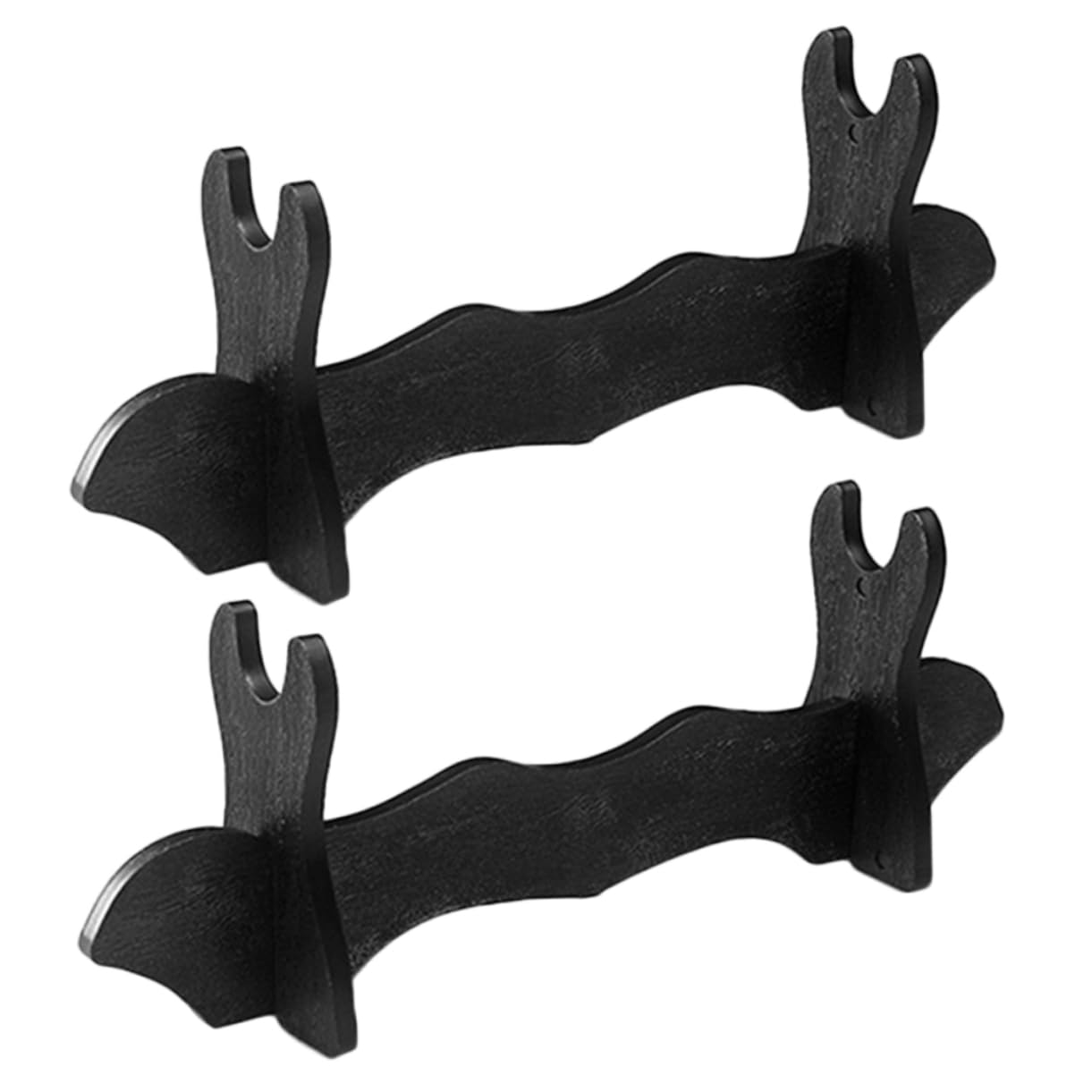 balacoo 2pcs Mold Display Stand Wand Display Sword Stand Sword Holder Sword Display Stand Wand Stand Display Wand Holder Sword Stand Display Sword Plastic Black