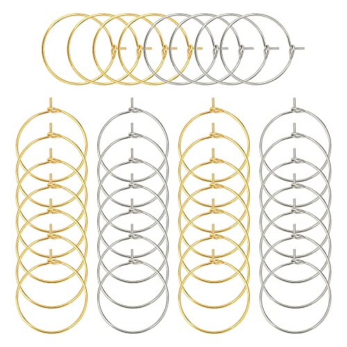 DICOSMETIC 8pcs 2 Couleurs Pendentifs En Acier Inoxydable Couleur Dorée Lune Soleil Visage Pendentif Breloques Creuses Pour Bijoux Bracelet Collier Artisanat Faisant, Trou: 1.6mm