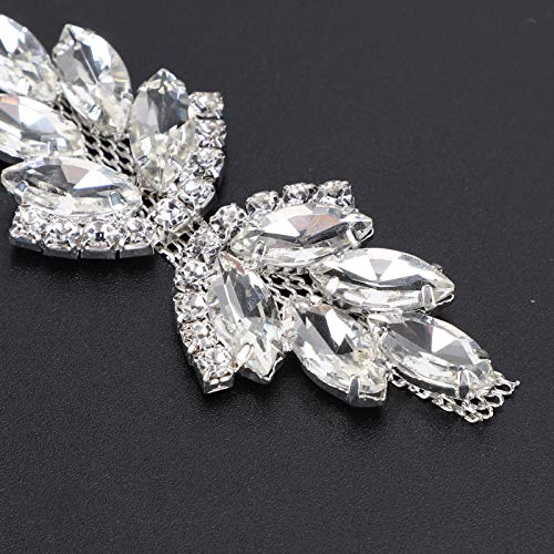 Cinturón de cadena de cristal artificial para arreglos de vestidos y bisutería casera 6