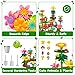 Scientoy Flower Garden Building Toys, 3 4 5 Year Old Girl Toys, 324 PCS Upgrade Flower Pretend Gardening Gifts for Kids, Floral Arrangement Playset for Age 3-7 Year Old Child Educational Activity