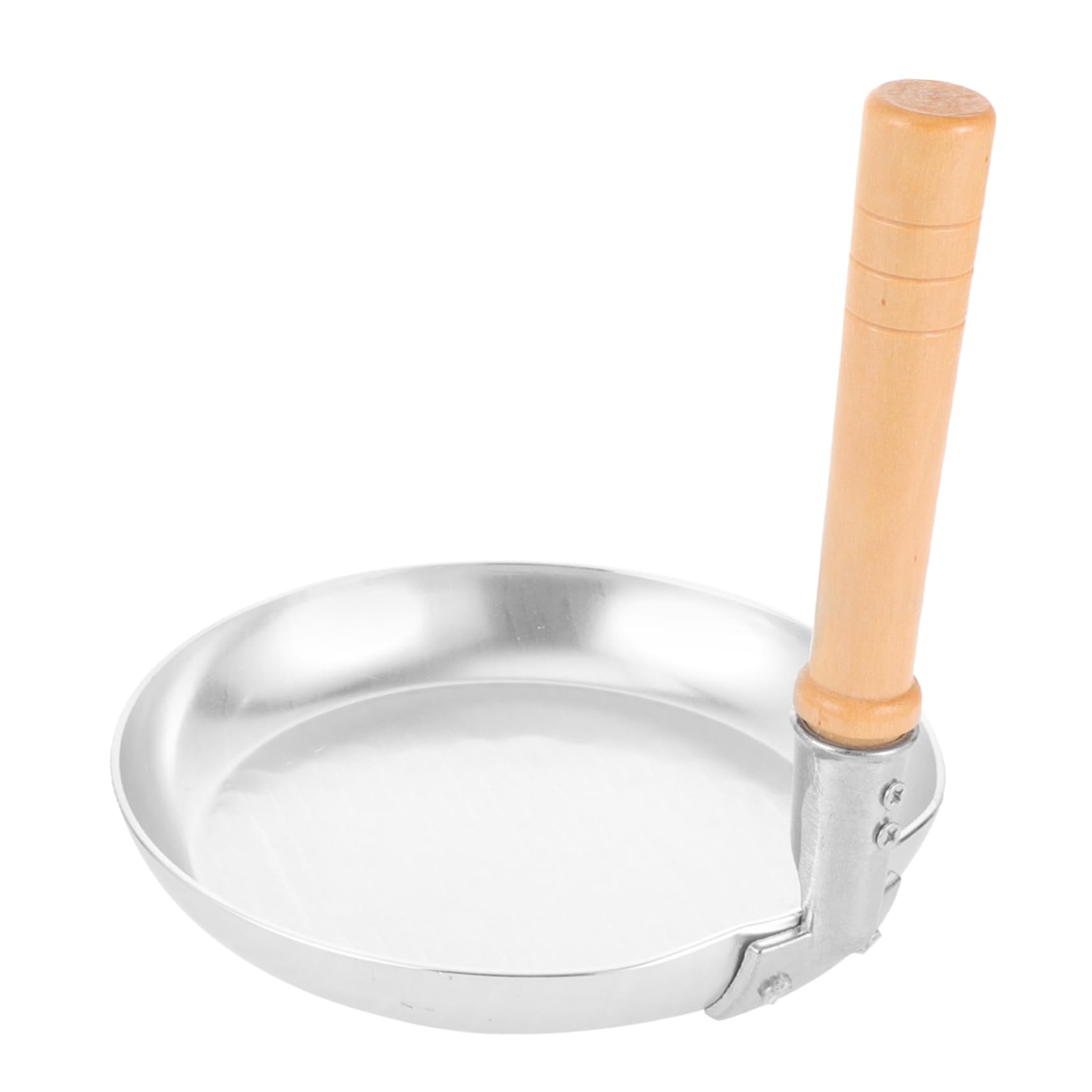 Hemobllo 2 Pezzi Padella Per Frittate Padella Antiaderente Cucina Frittura Panne Di Frittate Padella D'uovo Piccolo Omelette Pan Padelle Per Uova Antiaderenti Padella in Acciaio Di Legno