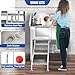 RIGMEC Dog Washing Station 38'' Stainless Steel Pet Grooming Tub for Large Dogs Over-Size Professional Dog Grooming Bathtub Station Wash Shower Sink Pet Grooming Bathtub Station