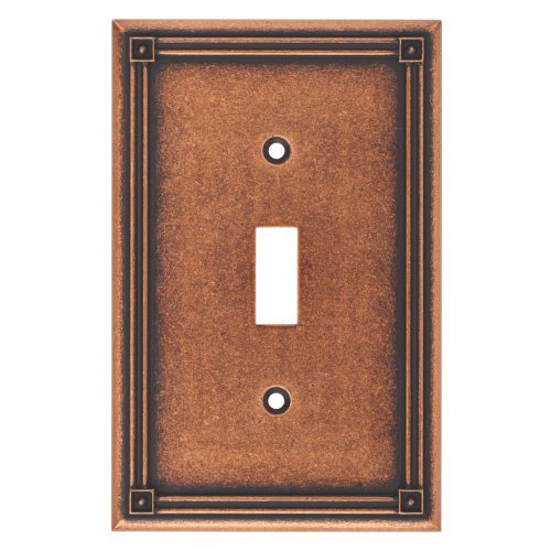 Placa de interruptor de alta resistencia Brainerd 135764 Ruston único para salones elegantes 2