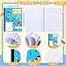 Fulmoon 6 Pcs Primary Composition Notebook K-2 with Picture Space Primary Journal Grades K-2 Draw and Write Journal Composition Book for Preschool Classroom, 80 Sheet (Blue)