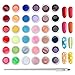 Skymore 36 Farben UV Gel mit 1 Pinsel, Gelnägel Farben, Nail Art UV Gel Farbgel, Gel Nagellack Nail Gel Polish für Nagel-Design