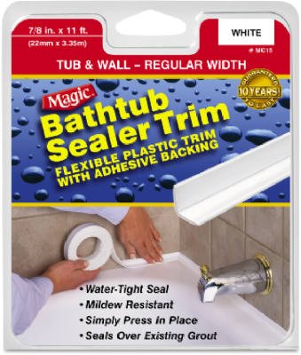 Homax MC406T Vinilo sellador para bañera blanco 11 pies miniatura 2