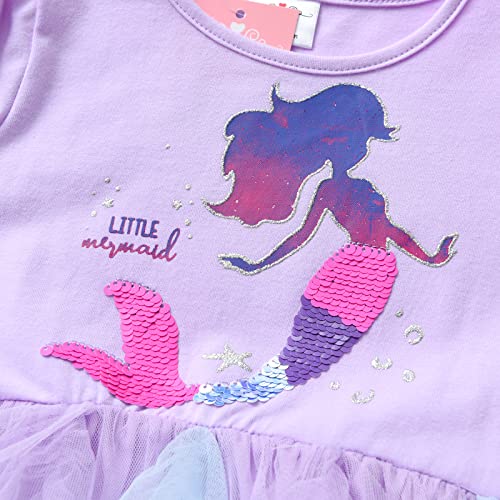 DXTON Toddler Girls Dresses Tutu Winter Long Sleeve Tutu Dress Party Dresses LH21114