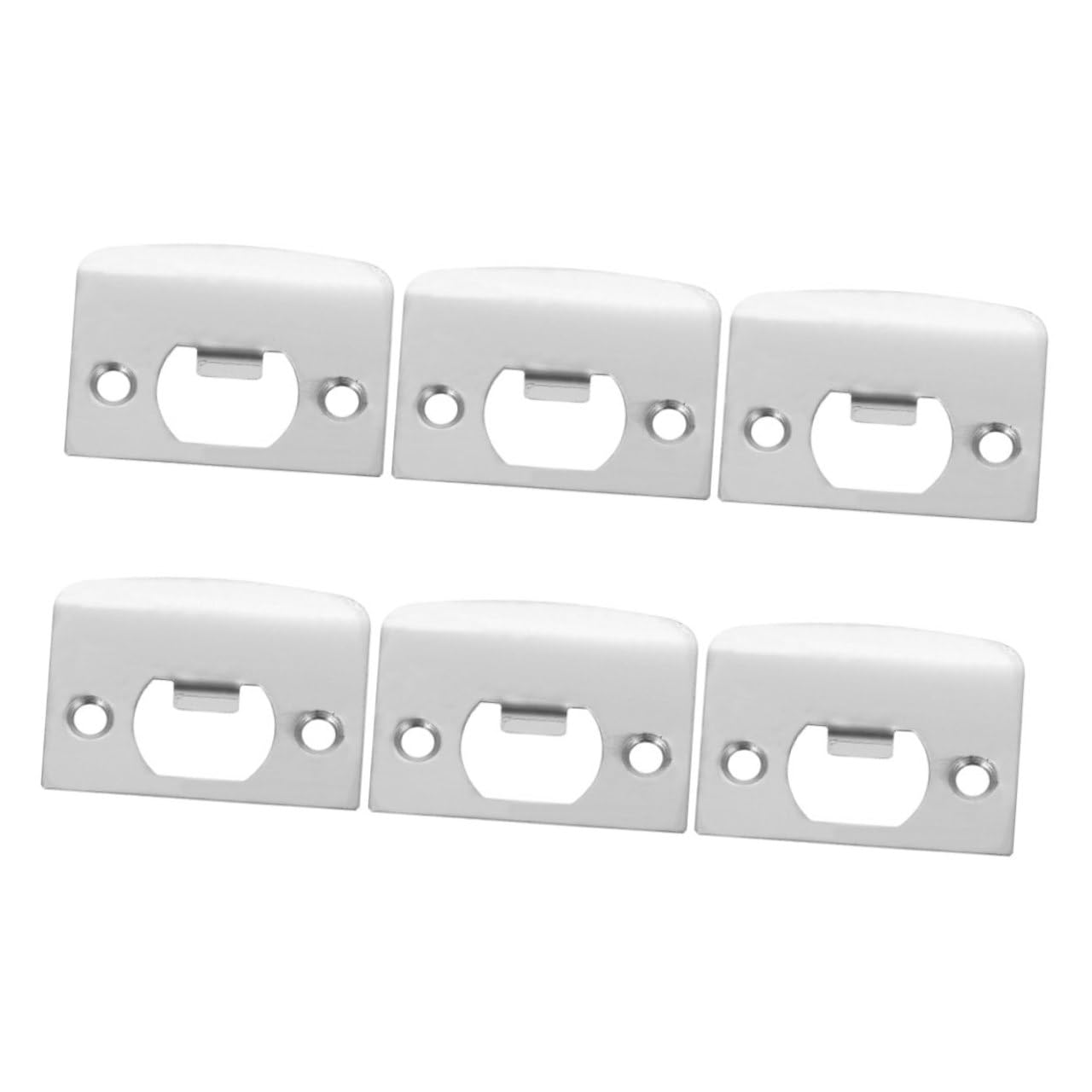 DOITOOL 4 Ensembles Boucle À Ardillon Verrouillable Close Closure Portail Lock Sécurité Loquet Bouchon Dehors Kit De Réparation En Acier Inoxydable Couvertures De Porte Silver 6 Pièces * 4