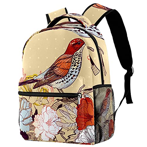 Sac à dos cactus pour école - Cartable fille et garçon avec poches latérales