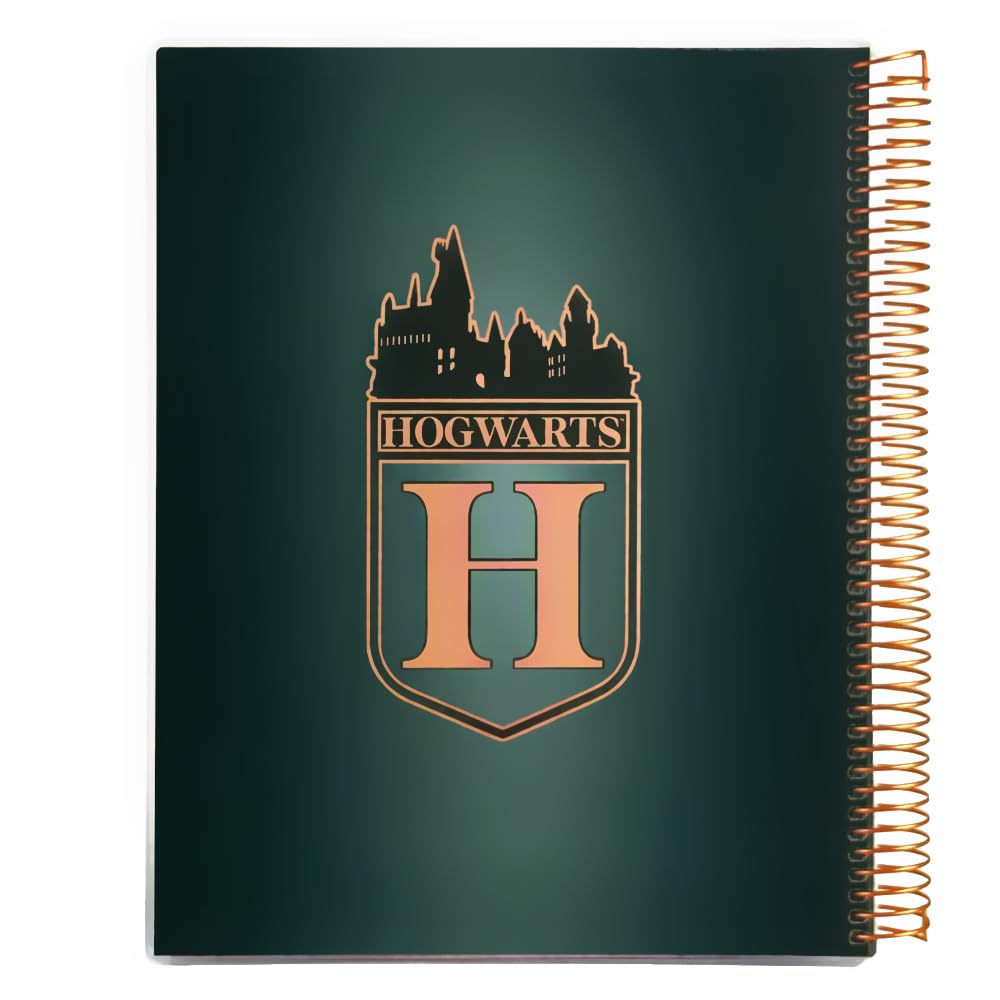 ConQuest Journals 2026-2027 Harry Potter Hogwarts, organizador académico de julio a junio, calendarios mensuales y semanales, listas de verificación, contactos y listas de estudiantes, 11.25 x 9.5