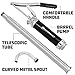 Powerbuilt Heavy Duty Level Action Barrel Pump, Drum Pump with Telescoping Suction Tube Fits 15 to 55 Gallon Drums, For Transferring Motor Oil, Heating Oil, Transmission Fluid- 648770