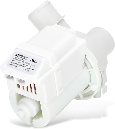 Miniatura 1 de 4681EA1007A DP040-012 2649379 Washer Pump Motor Assembly(OEM) Compatible with lg WT1201CV WT1201CW WT4870CW WT1501CW, kenmore 796.31513210, Part