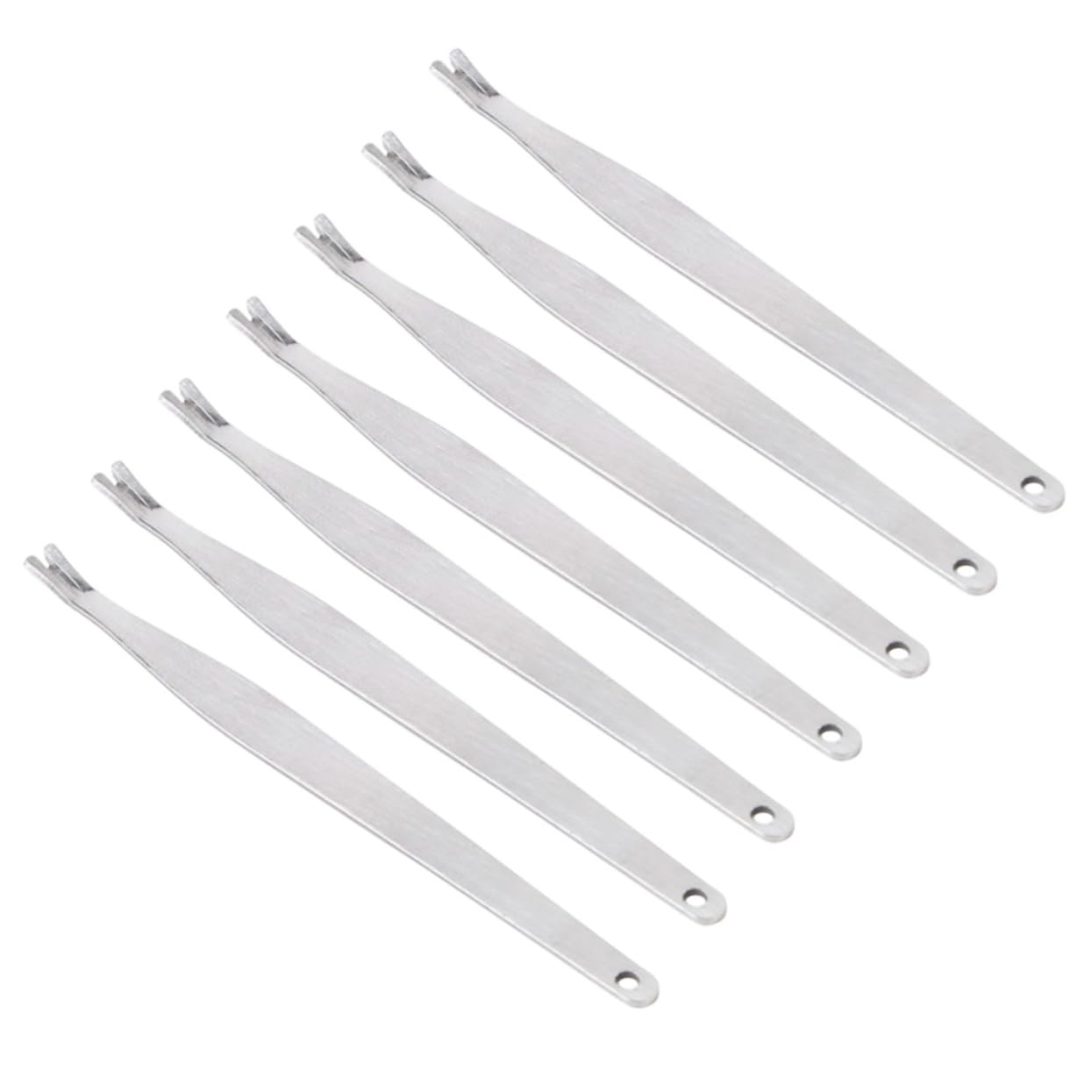 FRCOLOR Stainless Steel Dead Skin Forks Tools Nail Tools Manicure Pusher for Home Salon