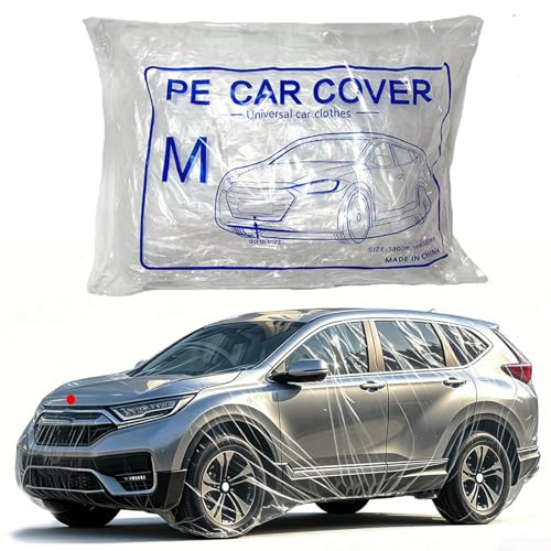 Housse de voiture en plastique d'épaisseur moyenne contre les salissures