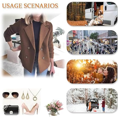 Women's Lapel Button Knitted Patchwork Sleeve Casual Coat Cropped Sweater Blazer Women Knit Blazer4