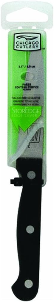 Chicago Cutlery Essentials 3.5 Inch Paring Knife with Sharp Stainless-Steel Blade | Resists Rust, Stains, and Pitting | Precision Cutting and Easy Re-Sharpening