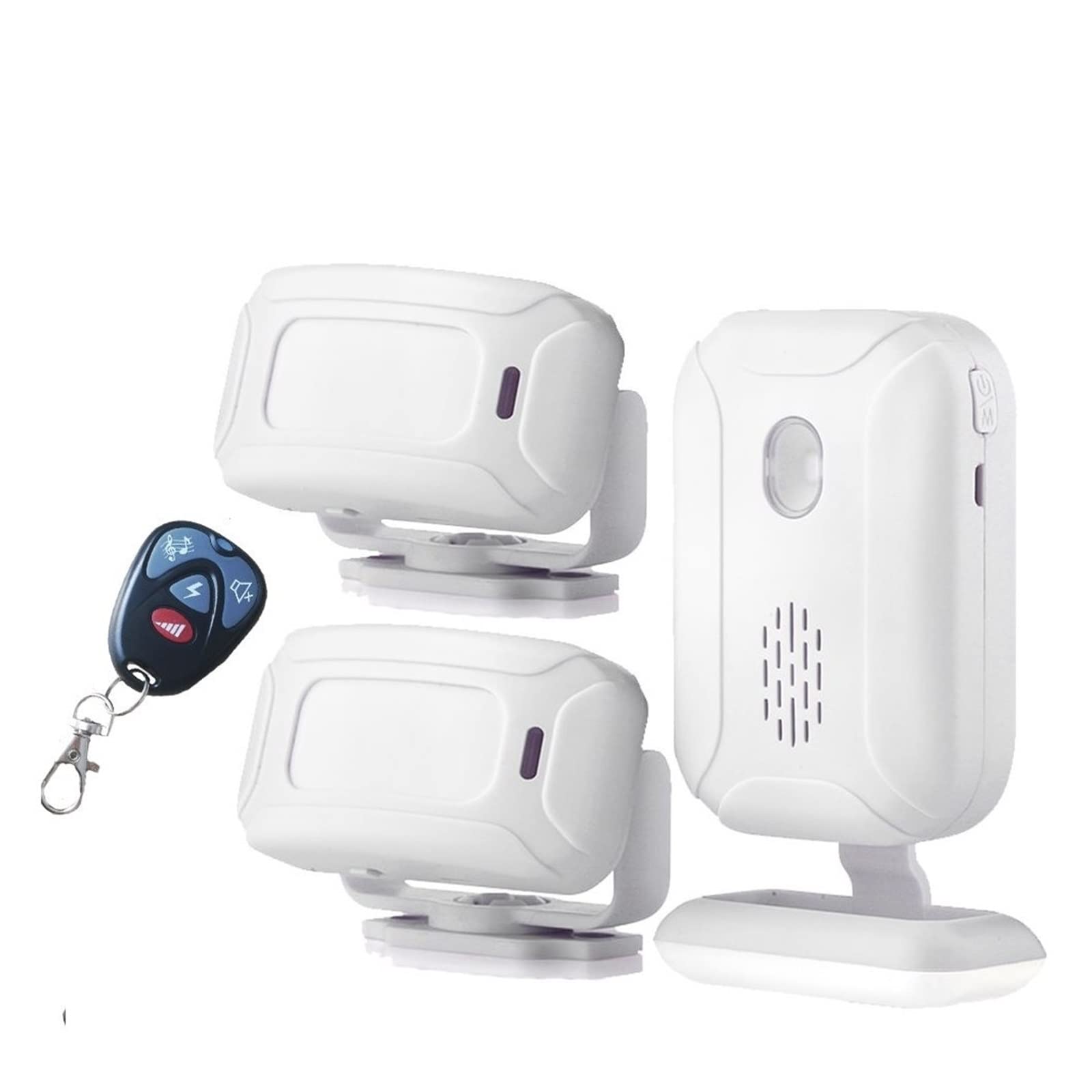 Allarme Smart, Suonerie Negozio Sicurezza domestica Campanello di benvenuto Sensore movimento IR wireless a infrarossi for porte Allarme for ingresso(Set 4)