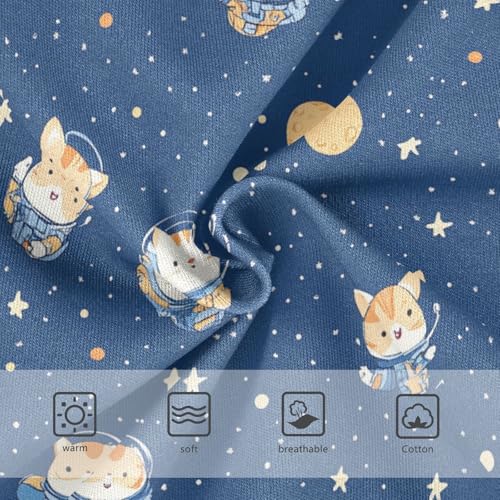 Wusikd Space Cats Girls' Underwear Cotton Girls Briefs Soft Toddler Underwear 2T3