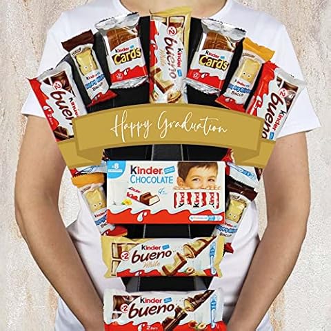 Kinder Chocolate Bouquet for Happy Graduation Cover