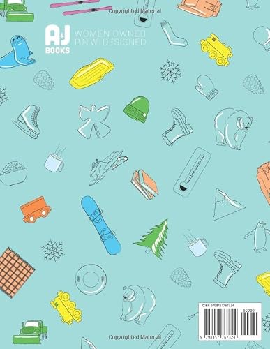 COLOR, CUT, & CREATE WINTER: SCISSOR ACTIVITY BOOK FOR KIDS 4+