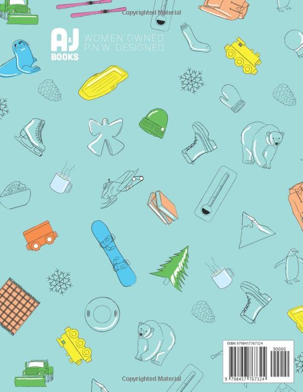 Vista 2 de COLOR, CUT, & CREATE WINTER SCISSOR ACTIVITY BOOK FOR KIDS 4+