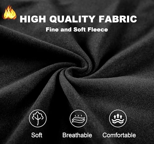 Mens Thermal T-Shirt Fashion Mock Turtleneck Pullover Top Autumn Long Sleeve Soft Lightweight Athletic Undershirts4