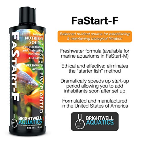 Image of Brightwell Aquatics Fastart F - Nutrient Source for Establishing Biological Filtration in Freshwater Aquariums