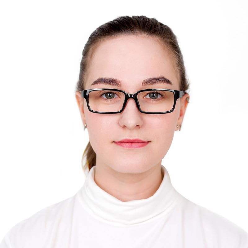 Image of 4 Pack Reading Glasses, Blue Light Blocking Computer Reading Glasses for Women and Men, Lightweight Readers(Black,+4.50 Magnification)