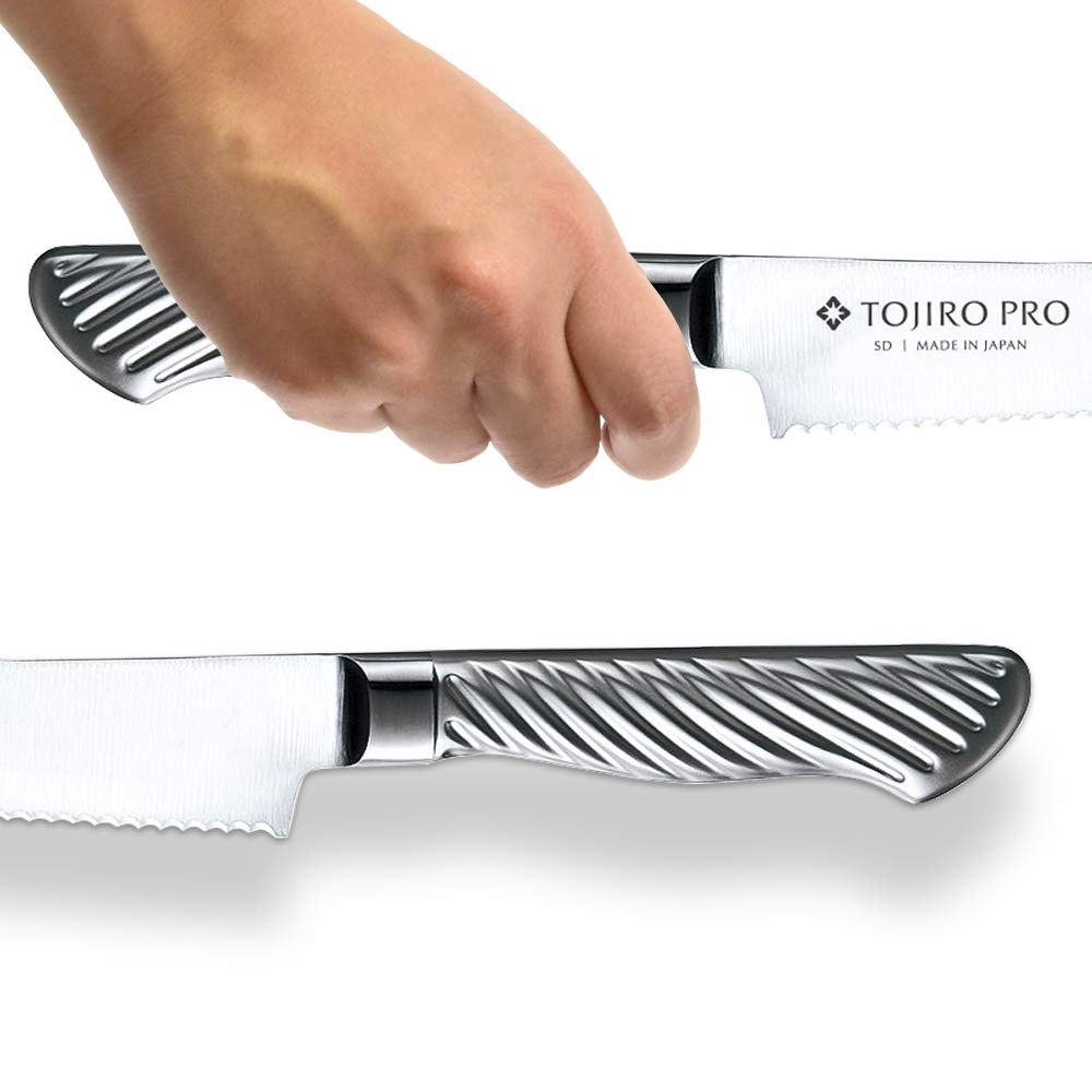 Tojiro-PRO DP Cobalt Alloy Steel by 3 Layers Bread Slicer 215mm (F-629)