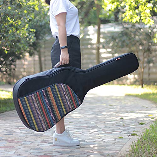 KIKIRon Housse de Guitare Acoustique Guitare Classique Sac à Dos Boîte Bandoulière Ajustable Portable Accessoires for… - Les Beatles, Paul McCartney, John Lennon, RIngo Starr, George Harrison KIKIRon Housse de Guitare Acoustique Guitare Classique Sac à Dos Boîte Bandoulière Ajustable Portable Accessoires for… – Image 3