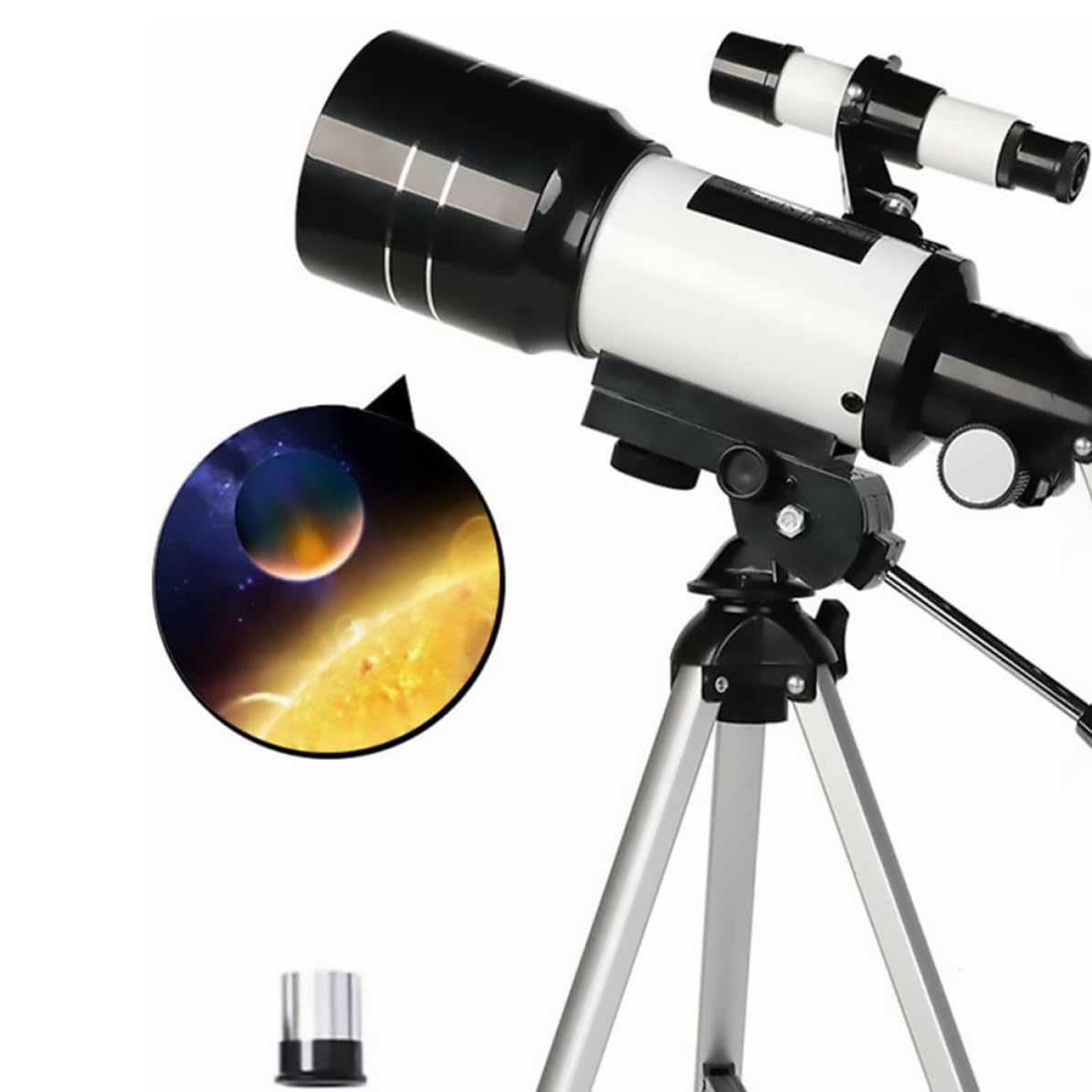 Telescopio Astronomico 150x 70mm e Clip con Treppiede per Telefono
