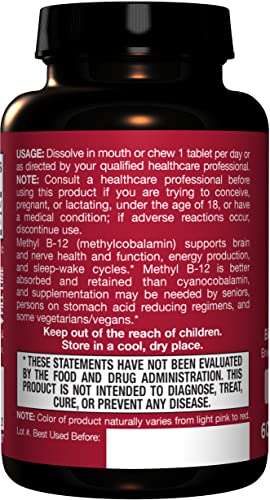 Jarrow-Formulas-Methyl-B-12-5000-mcg-60-Chewable-Tablets-Cherry-Bioactive-Vitamin-B12-Supports-Energy-Production-Brain-Health-Metabolism-Gluten-Free-Pink-60-Servings