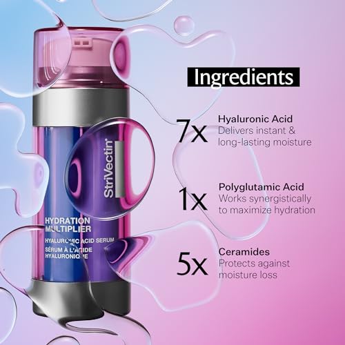StriVectin Multi Action Hydration Multiplier Serum (1 Oz, 30ml), multicoloured, 29.57 ml (Pack of 1) - Image 4