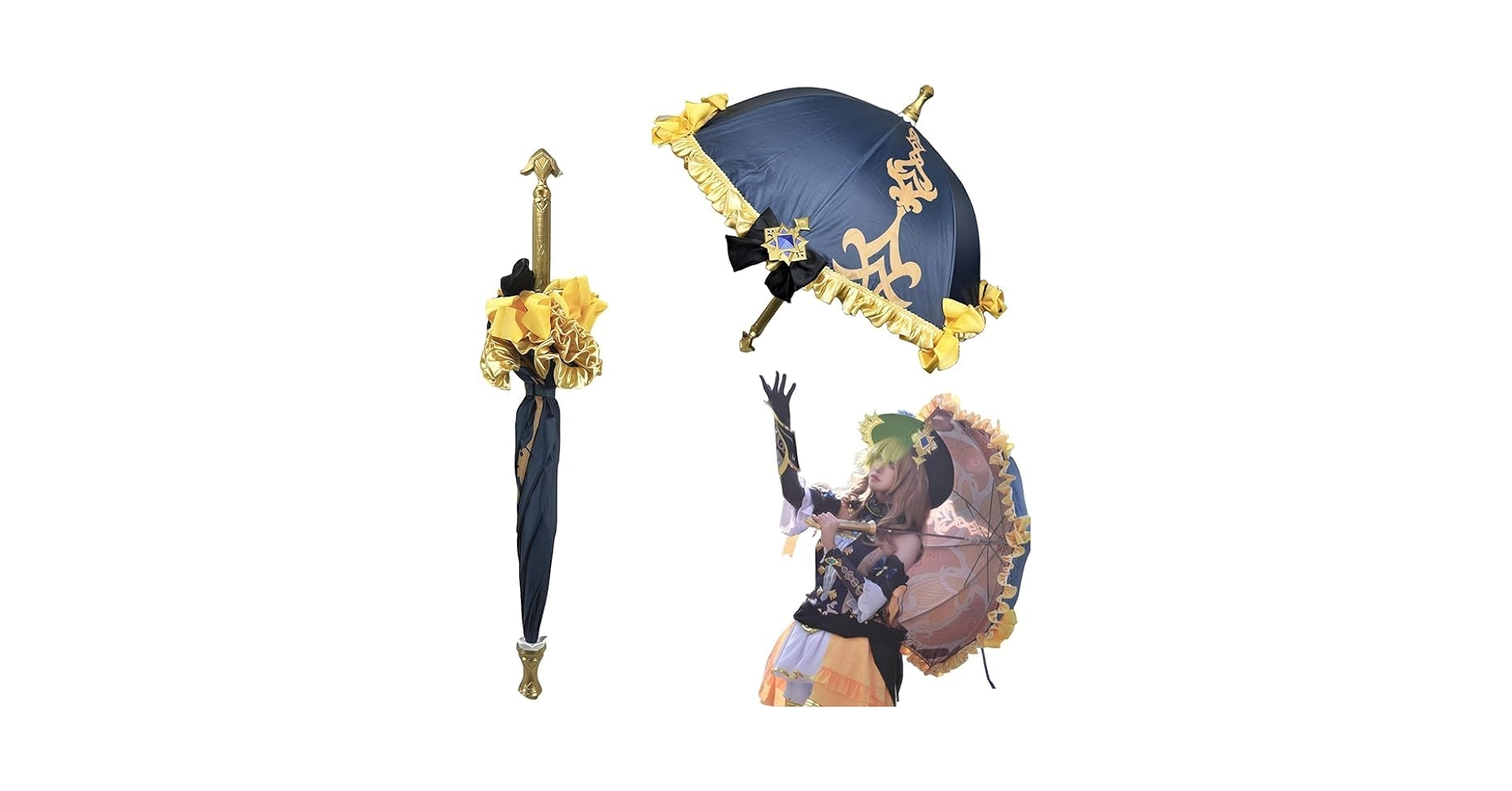 原神 コスプレ ナヴィア 傘 Amazon.co.jp: 原神 ナヴィア 傘 コスプレ道具 武器 かさ