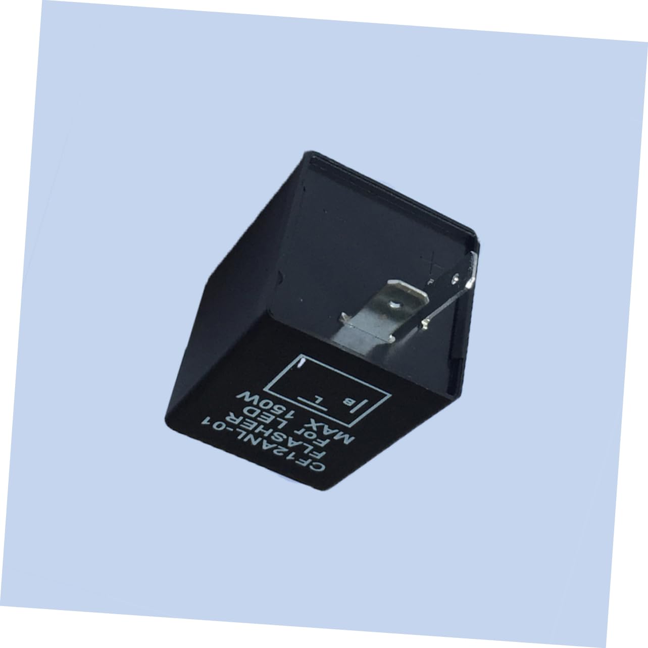 12V LED Flasher Relay Pin Electronic Blinker for Car Motorcycle Turn Signal Easy Install Fix Flashing Issues Black