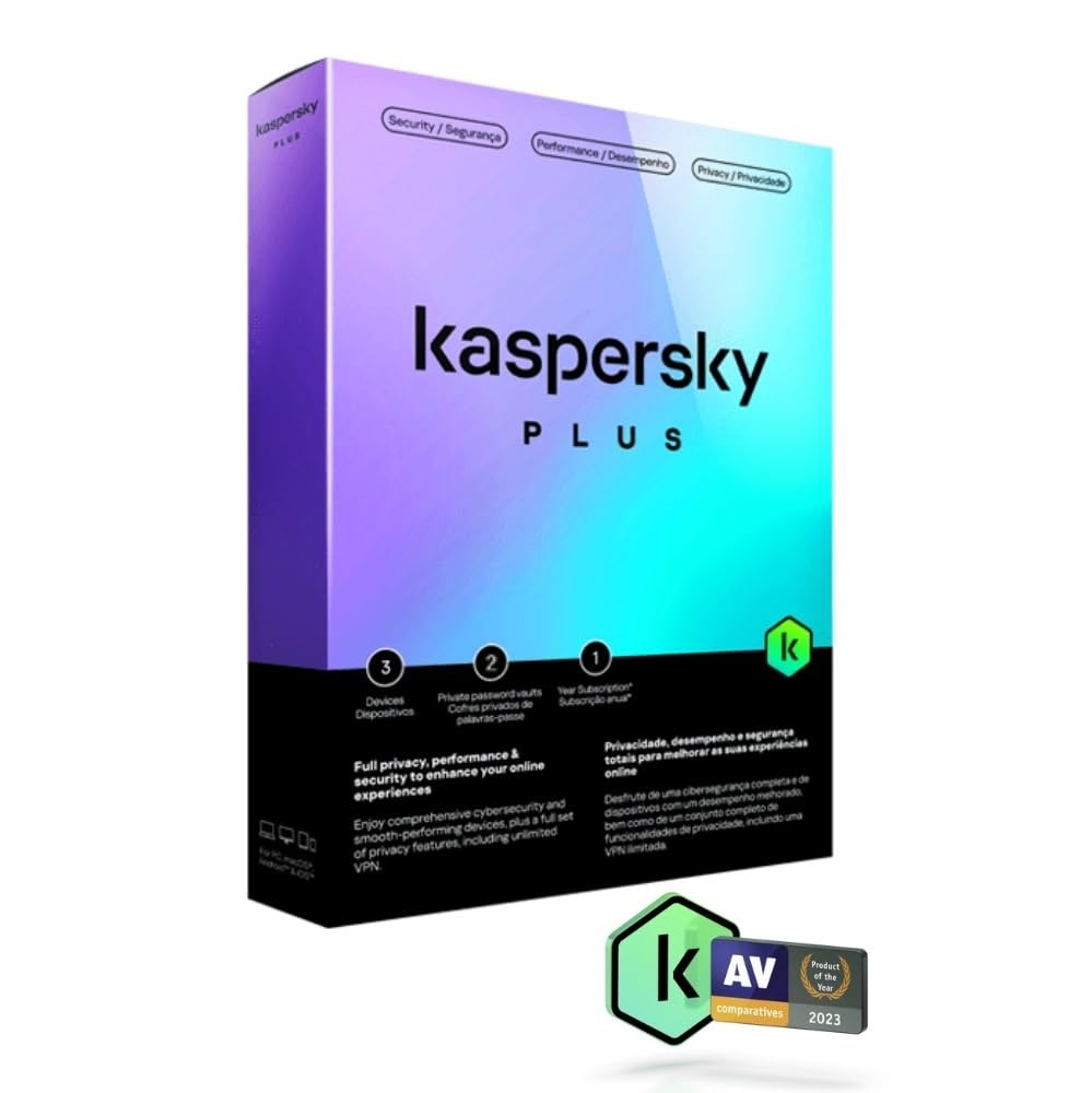 Kaspersky Plus 3 Device 1 Year Box w/o CD