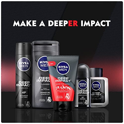 Image of Nivea Men Facewash, Deep Impact Acne, With Himalayan Rock Salt, 50 Gm