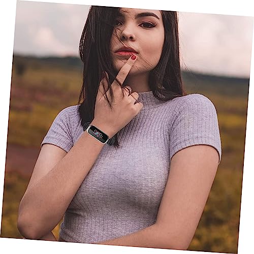 Homoyoyo Scrunchy Watch Band Strap Elastic Wristband Compatible with Fitbit Luxe Stylish and Comfortable Accessory for Women and Girls Durable and Skin-friendly Design for Daily Wear4