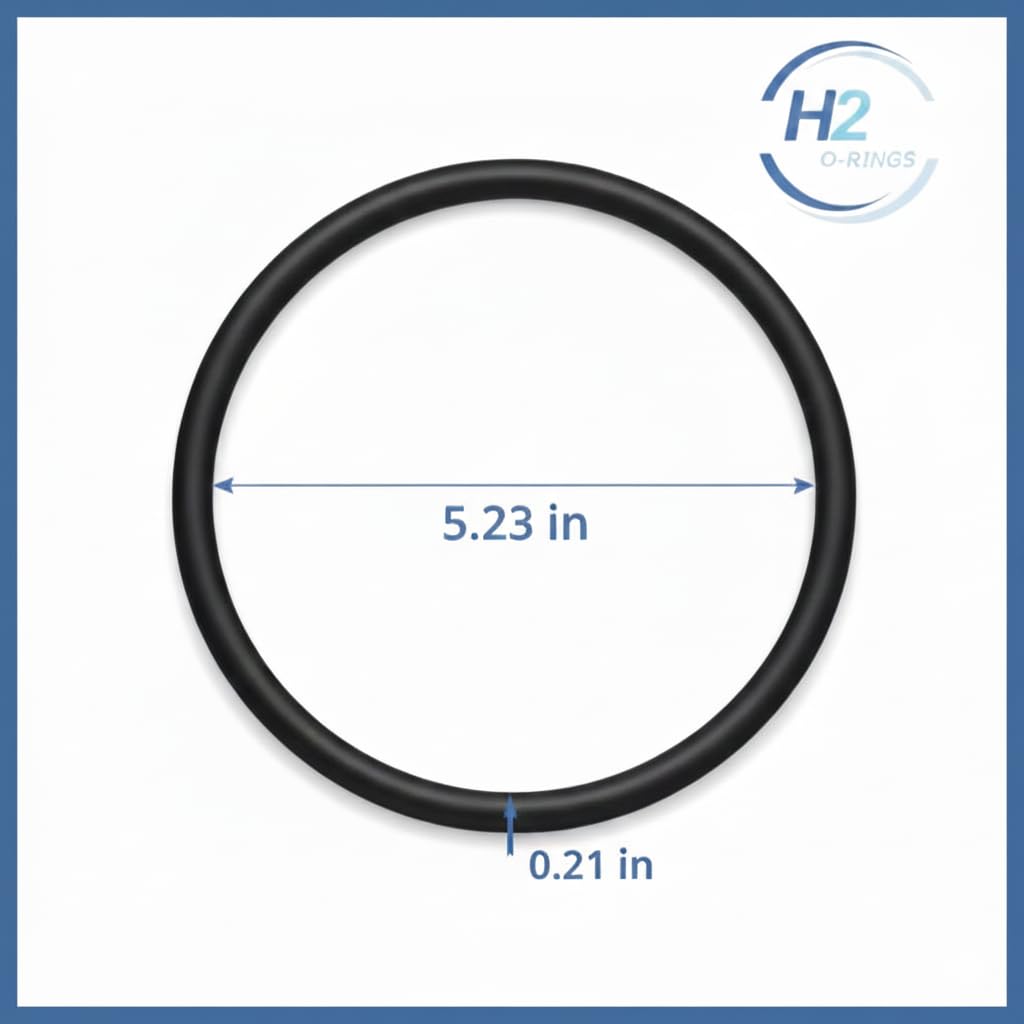 H2 O-Ring | Viqua Compatible OR40-50 | Simpure DB10,DB20 | Aquios Compatible OR236 | 3-Pack O-Ring for Filter Housing| Buna-N NSF61 for Potable Water