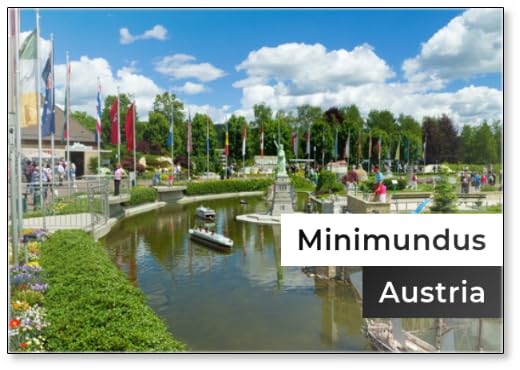 Minimundus in Klagenfurt, Austria, Fridge Magnet