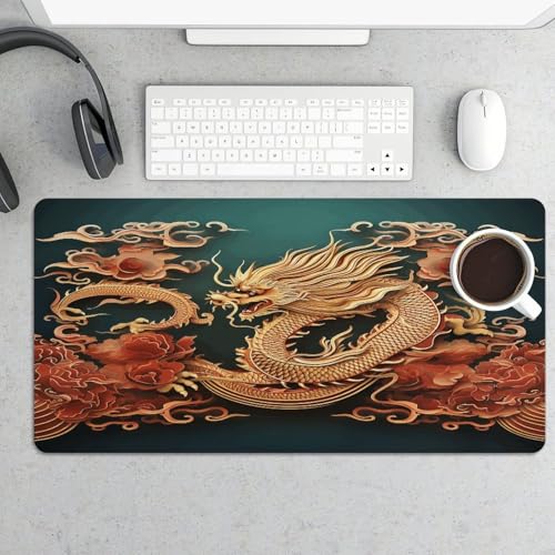 Pad de Escritorio Grande Estilo Dragon Chino 30x60 cm miniatura 5