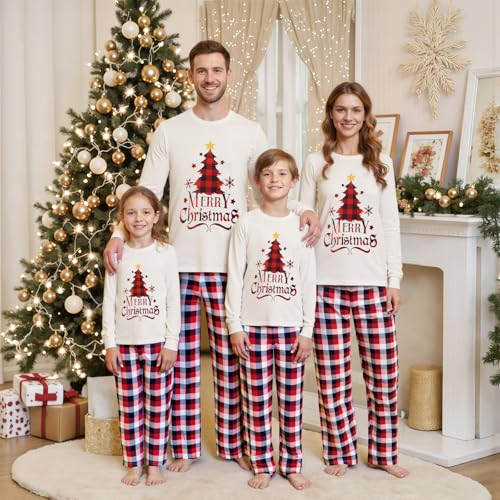 WephuPSho Christmas Family Matching Pajamas, Festive Xmas Jammies Sets for the Whole Family, Holiday Pjs Christmas3