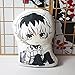 Anime Tokyo Ghoul Pillow Juguete Kaneki Ken Muñeca de peluche corto de peluche de peluche de doble cara juguete para un regalo 45 cm