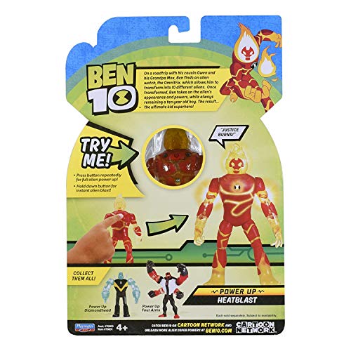 Ben 10 Figuras Deluxe Aliens Chama 1751 - Sunny