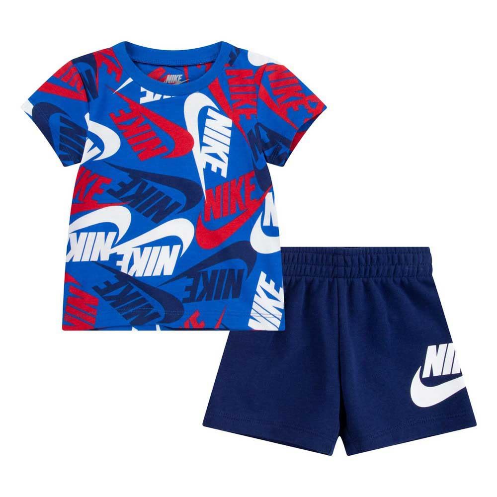 NIKE Completo 66H749 AZZURRO/ROSSO 18-24 mesi