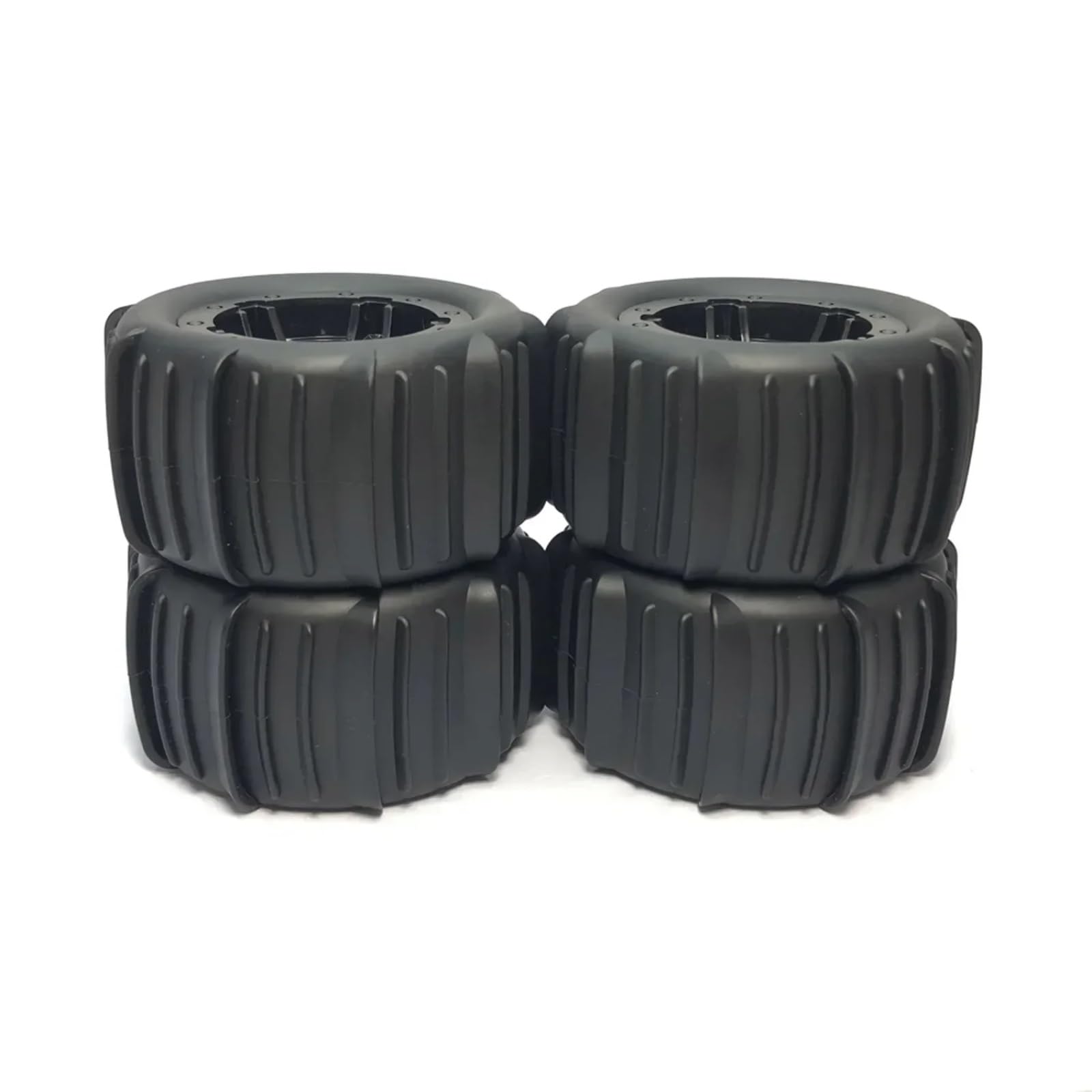 Modelos Repuesto RC para Wltoys 144001 144010 144002 124016 124017 124018 124019 1/14 1/12 4 Neumáticos RC para Nieve Y Arena Antideslizantes Repuestos Mejorados(Black)