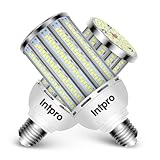 Intpro LED Corn Light Bulb LED Light Bulb 450W Equivalent 5500 Lumen 6500K 40W Large Area Cool Daylight White E26/E27 Base for Outdoor Indoor Garage Warehouse Factory Workshop Street Backyard 2Pack