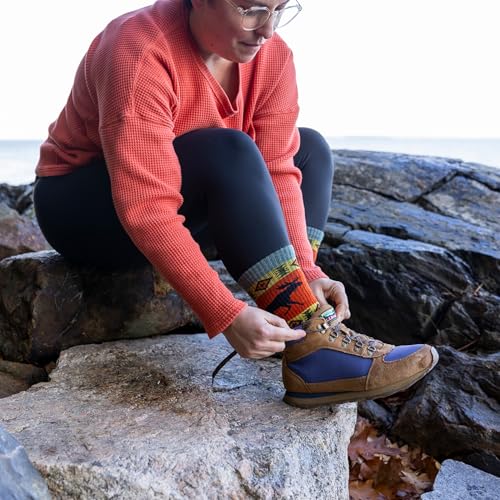 Image of Darn Tough Women's Vanna Grizzle Boot Midweight Hiking Socks, Merino Wool Crew, Breathable Lightweight Hiking Gear